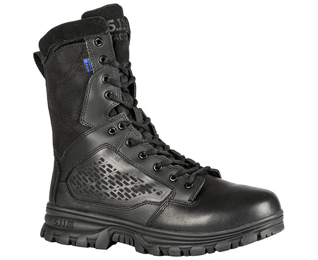 EVO 8" INSULATED BOOT WITH SIDE ZIP, BLACK