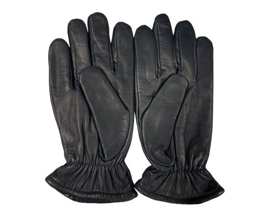 LEATHER GLOVES W/ULTRAMAXX LINERS, EXTENDED, BLACK