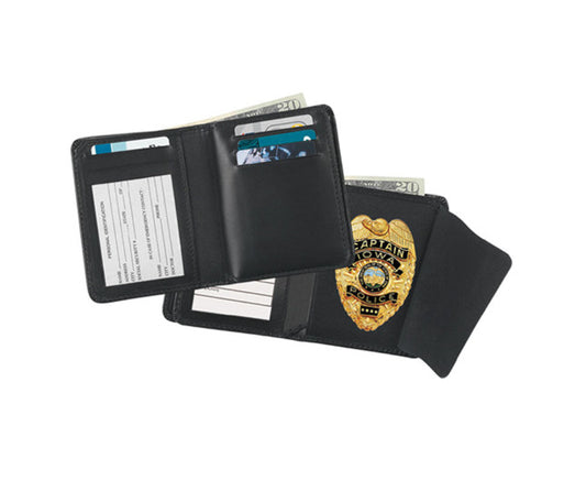 DELUXE HIDDEN BADGE, CREDIT CARD & LICENSE WALLET (ID 2 3/4" X 4") #1125 (RCMP)